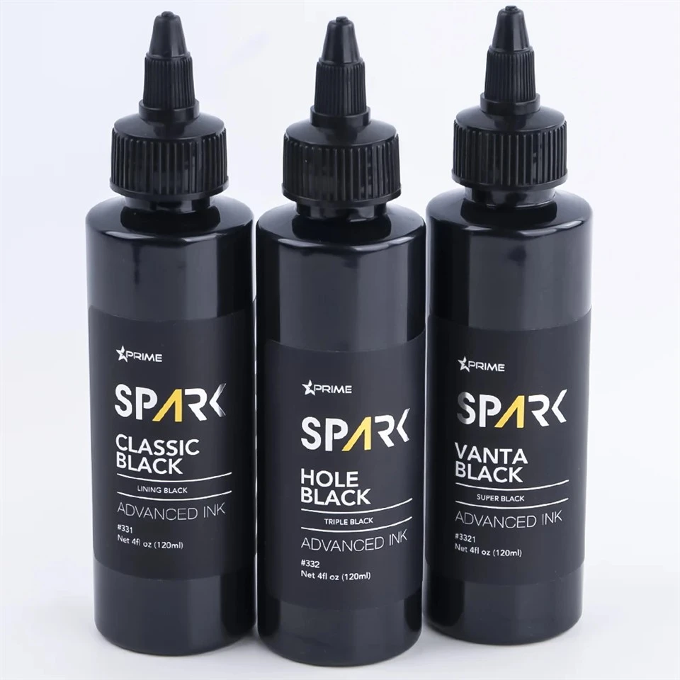 High Quality 3 Series Classic Black/Hole Black/Vanta Black Tattoo Ink Set For Permanent Makeup