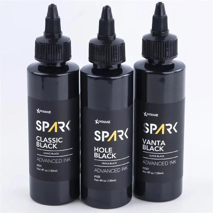 Safe Certified Professional Organic Black Tattoo Ink 240ml (8oz) For Body Art Tattooing