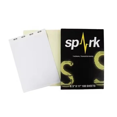 Spark gluda tetovēšanas papīra tintes augstas spīduma detaļas pagaidu trafaretu papīrs Precīza ķermeņa māksla
