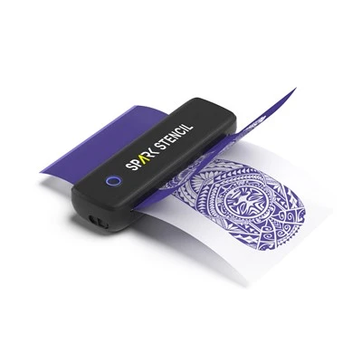 Pārnēsājams Bluetooth termiski augstas{0}}izšķirtspējas universāls saderīgs ar ilgu akumulatoru tetovējuma trafaretu printeris māksliniekiem