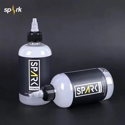 Spark vegānu trafaretiem draudzīgs ātrs - Žāvēšanas formulas lietu pārnešanas želeja 8 fl Oz (240 ml) tetovēšanas trafareta lietojumam