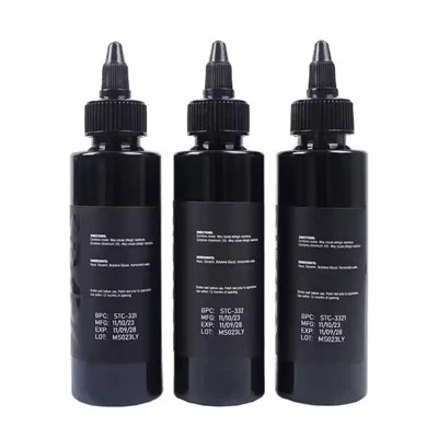 Spark Custom Wholesale China High - beigas 4 oz 120 ml krāsas pigmenta ķermeņa ādas krāsa pārsteidzošs OEM melns tetovēšanas tinte