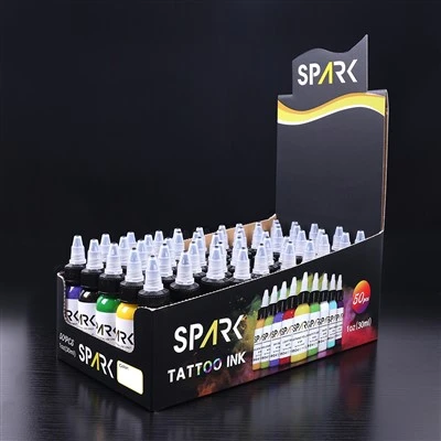 Spark Organic 0,5 oz Ātra sausa ilgstoša dizaina piegādes tetovējuma tintes pastāvīgais aplauzuma pigments ķermeņa mākslai