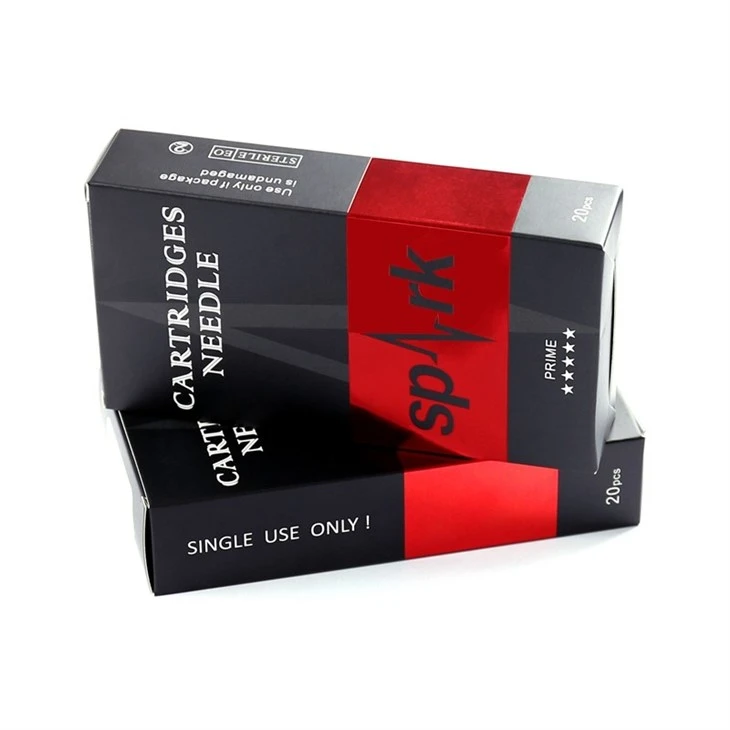 Spark Greywash Tattoo Needle Cartridges 0.35MM Curved Magnum
