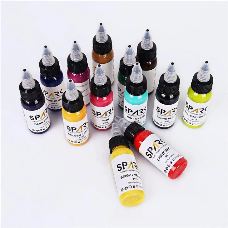 Professional Skin-Friendly Vibrant 66 Organic Color Powder Premium Permanent Tattoo Ink factory