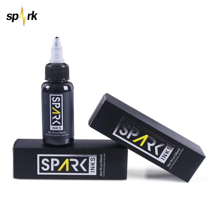 Spark Black Tattoo Ink 1oz