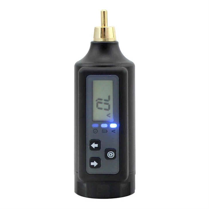 2000 MAh bezvadu tetovējumu barošanas avots, digitālais