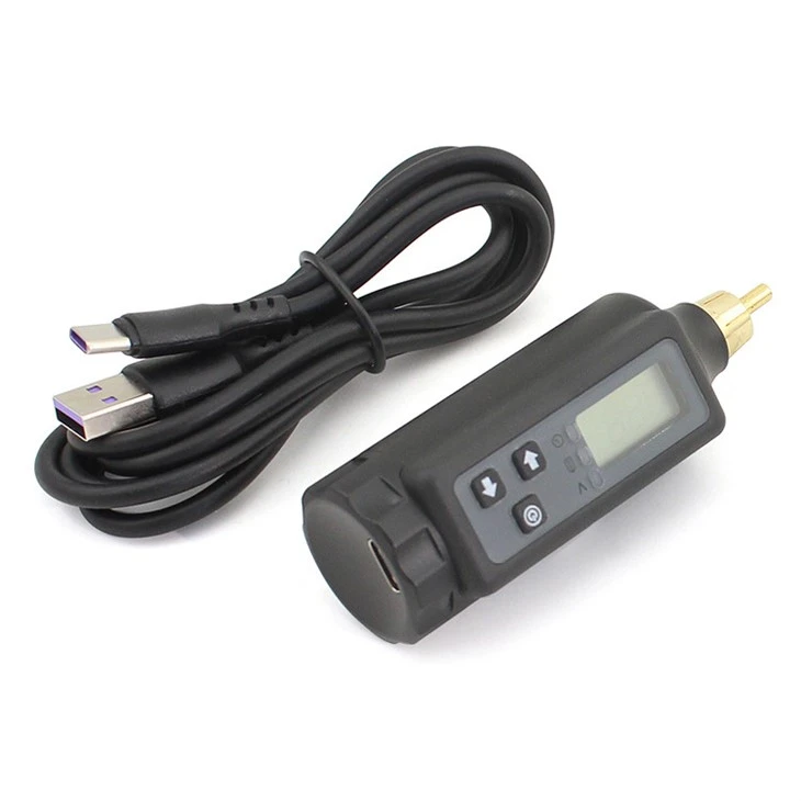 2000 mAh lielas ietilpības bezvadu akumulatora tetovējuma barošanas avots
