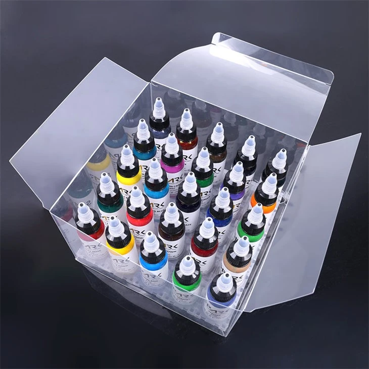 25 krāsu komplekts Light Tattoo Ink Spark oriģinālā tetovējuma tinte, melna