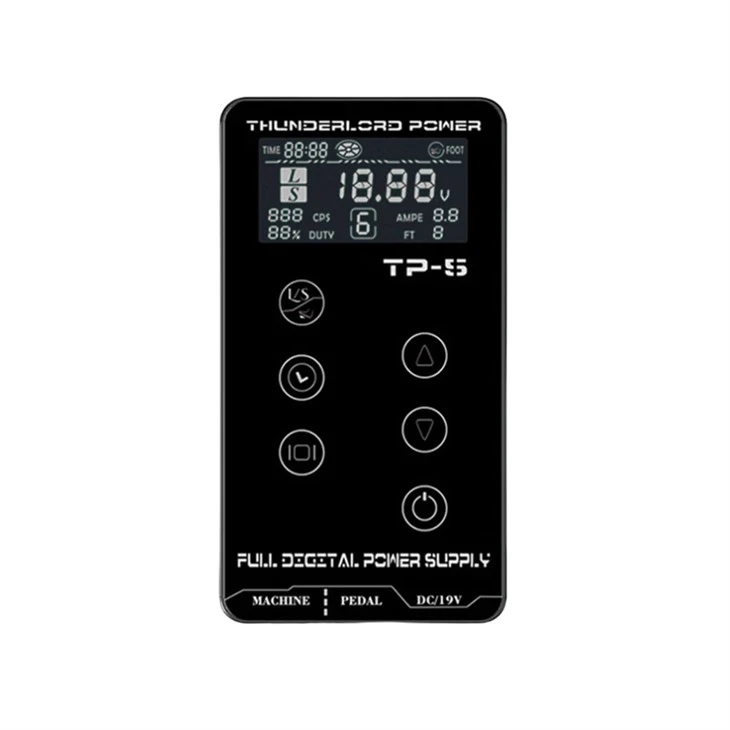 3-18V LCD elektriskās barošanas avota Tattoo Digital