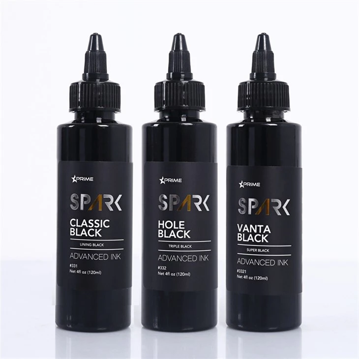 4OZ Classic Black Hole Black Black Vanta Black Spark Tattoo Ink Tattoo Tattoo Ink Black