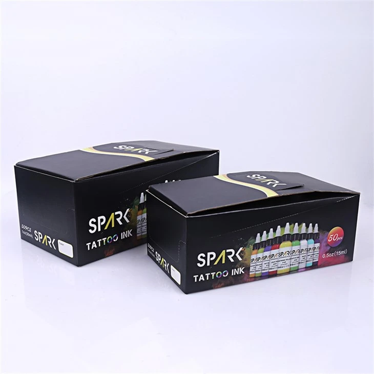 50 krāsu komplekti Pigments Tattoo Ink Spark Tattoo Ink Set Professional