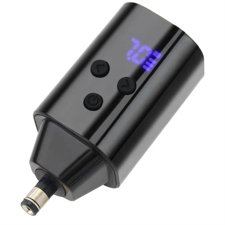 Augstas kvalitātes tetovējuma akumulators 5 V 1500 mA RCA/DC bezvadu tetovējuma barošanas avots