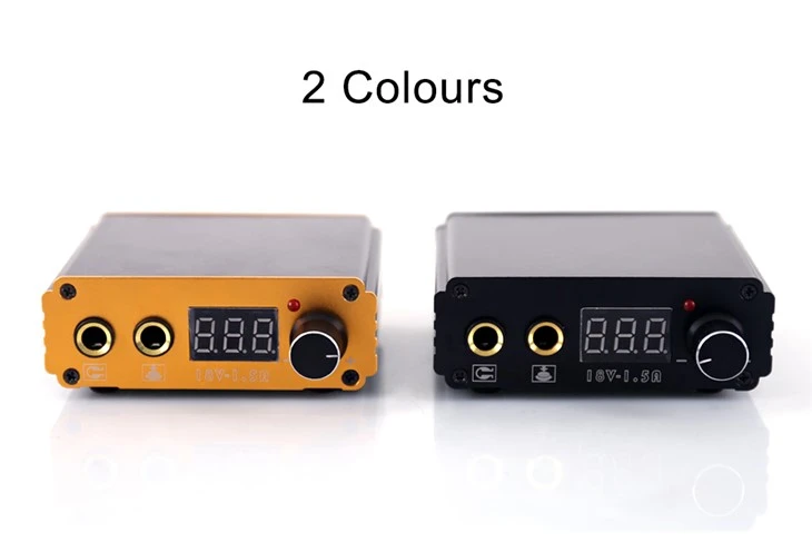 Viegls mini LCD tetovējuma barošanas avots