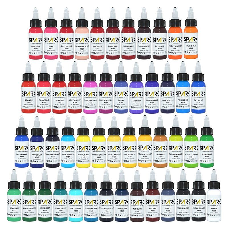 Premium Spark Tattoo Ink Tattoo Supply Tetovēšanas tintes komplekts