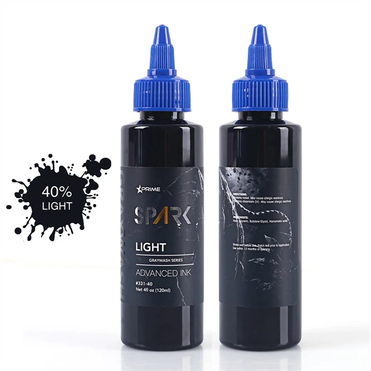 Tetovējuma tintes komplekts Grey Wash Spark Tattoo Ink Set Professional