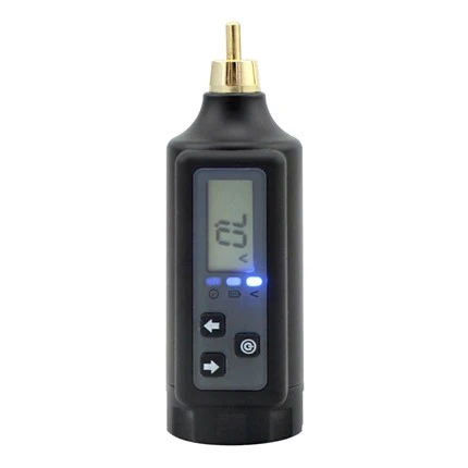 2000 MAh bezvadu tetovējumu barošanas avots, digitālais
