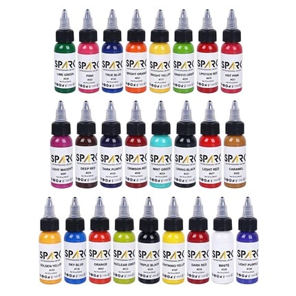 Profesionāls dzirksteles 1oz 25 krāsu komplekts