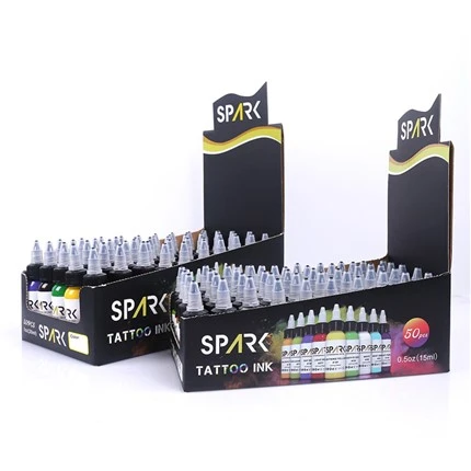 50 krāsu komplekti pigmenti tetovēšanas tinte vegāniska tetovēšanas tinte tetovēšanas tinte 30 ml