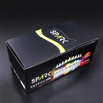 50 krāsu komplekti Spark Tattoo tintes komplekts Profesionāla tetovējuma tintes krāsa