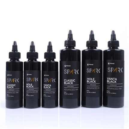 8OZ Black Ink Series Hole Black Triple Black Spark Tattoo Ink Tetovēšanas tinte bez svina