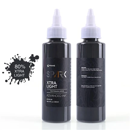 Tattoo Ink Spark oriģinālais tetovējuma tintes komplekts Vegan White Wash Set Spark Tattoo Ink