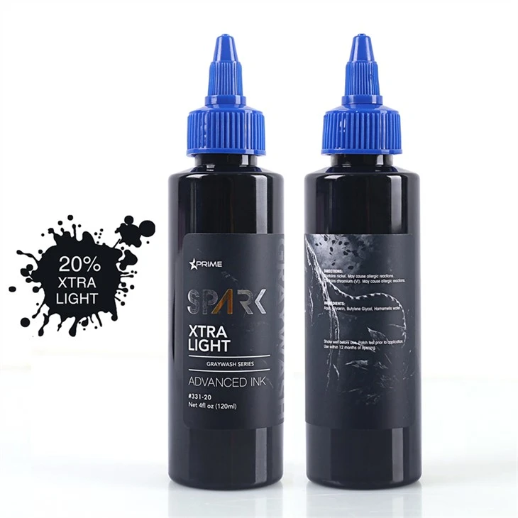 Tetovēšanas tintes komplekts Profesionāla Black Spark Tattoo Ink